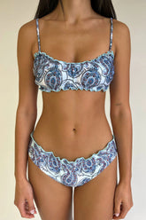 Arabelle Shine Bralette Bikini Top - Paradiso Paisley