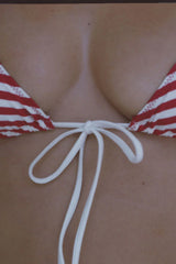 x Réalisation Par Lila Triangle Bikini Top - Portofino