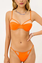 Hazel Underwire Bikini Top - Saffron