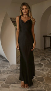 Eva Maxi Dress - Black