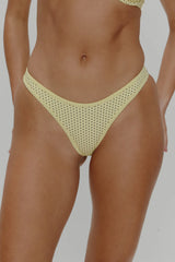 Dove Bikini Bottom - Lemon Dot