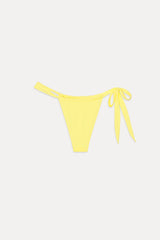 Kealy Tie Side Cheeky Bikini Bottom - Yellow Iris
