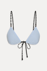 Elena Reversible Micro Bikini Top - Frost