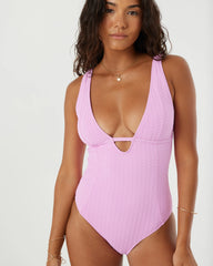 Haleiwa Plunge One Piece Swimsuit