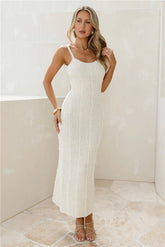 Shell Shine Maxi Dress Cream
