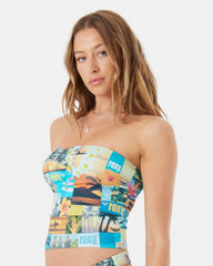 Postcards From Paradise Tube Top Bikini Top