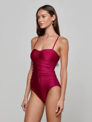 Aubrey Ruched One-Piece Swimsuit