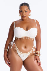 Astrid Seashell Charm 2 Piece Underwire Bikini Set - Ivory