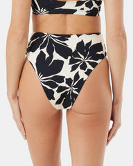 Hang Loose Reversible High Waist Moderate Bikini Bottom