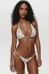 Grace Beaded Triangle Bikini Top - Cherry Picked