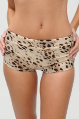 x JENNIE Mina Shine Swim Shorts - Marrakesh