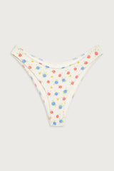 Dove Floral Classic Bikini Bottom - Water Blossom