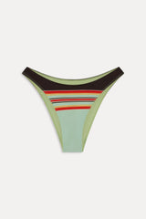 Dove Striped Bikini Bottom - Desert Dusk