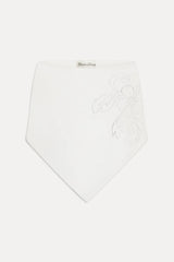 Scout Knit Poncho - White Hibiscus