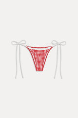 Mackenzie Cheeky String Bikini Bottom - Cupid