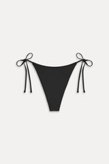 Romeo Cheeky String Bikini Bottom - Black