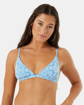 Tile Tranquility Fixed Triangle Bikini Top