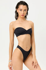 Dawson Cheeky Bikini Bottom - Black
