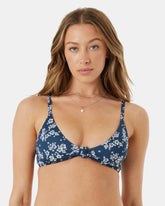 Hibiscus Haven Knot Bralette Bikini Top