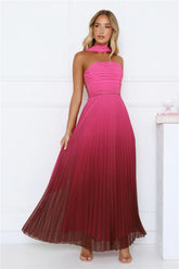 Rosie Reverie Strapless Maxi Dress Pink