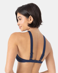 Rib Roxy Love High Neck Bikini Top