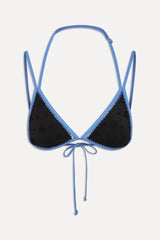 Luna Eyelet Bikini Top - Eclipse