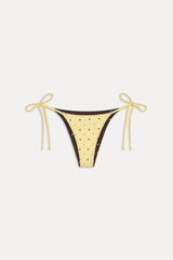 Mackenzie Reversible Bikini Bottom - Honey Bug