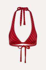 x JENNIE Frank Shine Bikini Top - Spring Stripe