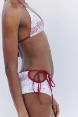 Tia Floral Triangle Bikini Top - Bisous Lace