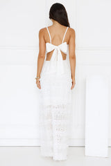 Chic Confidential Maxi Dress White
