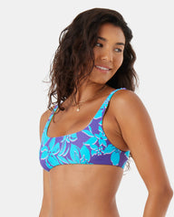 Island Time Reversible Square Neck Bralette Bikini Top