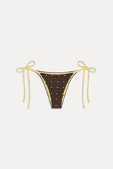 Mackenzie Reversible Bikini Bottom - Honey Bug