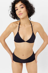 Ivy Triangle Bikini Top - Black