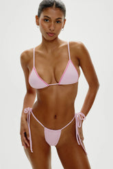 Lumia Triangle Bikini Top - Strawberries & Cream