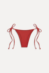 Mackenzie Cheeky String Bikini Bottom - Cherry