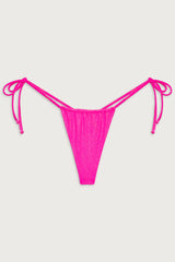 Tia Glitter Skimpy Bikini Bottom - Cosmos