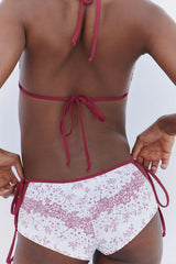 Daphne Floral Cheeky Boy Short - Bisous Lace