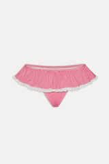 Mercer Swim Skirt - Ladybug Gingham
