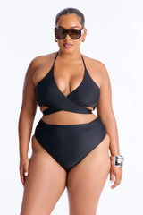 Poolside Ready 2 Piece Bikini - Black