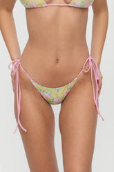 Divine Skimpy String Bikini Bottom - Nymphaea