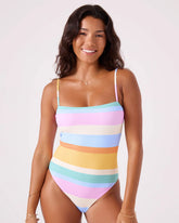 Go My Way Bandeau One Piece Swimsuit