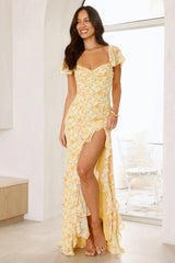 Sunset Serenity Maxi Dress Yellow