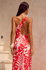MATELO MIDI DRESS - MATELO RED