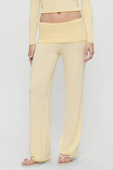 Storm Knit Pants - Buttercream