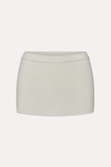 Marialla Knit Mini Skort - Soft Vanilla