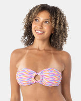 High Tide Ring Bandeau Bikini Top
