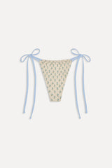 Tia Skimpy String Bikini Bottom - Spring Dreaming