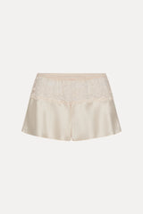 Rosie Silk Mini Shorts - Heaven