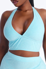 What You Know Bikini And Coverup Skirt - Periwinkle
