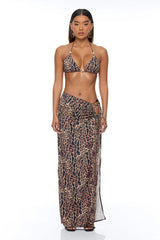 Quinn Pearl 3 Piece Bikini Set - Leopard